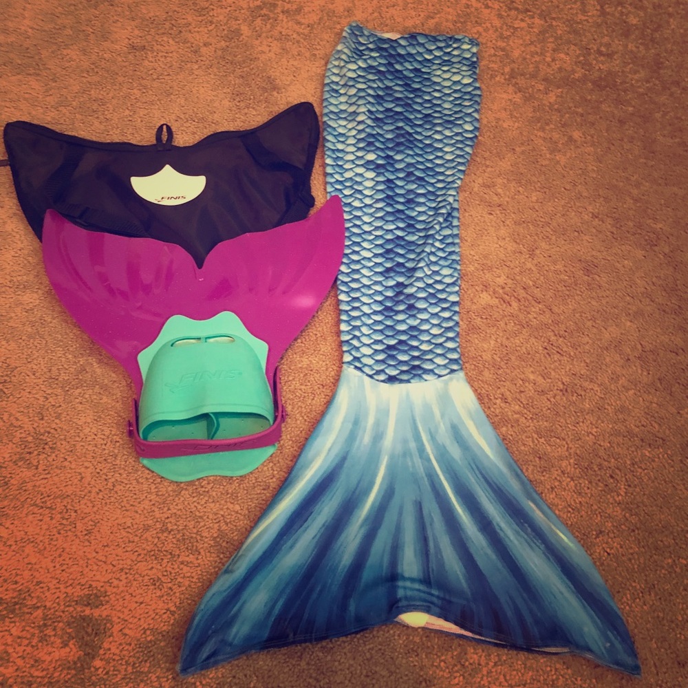 Girls Mermaid Tail w/fin